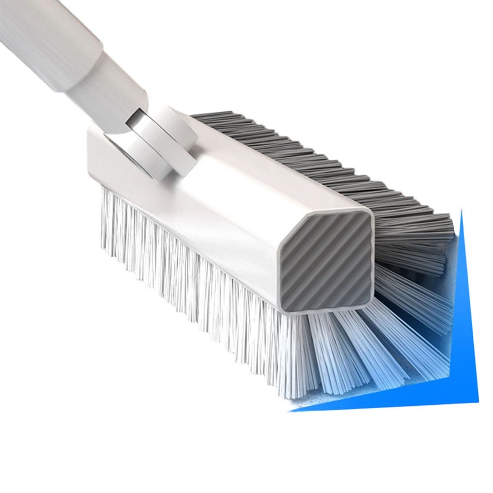 Double Sided Floor Scrubbing Brush for Grout Lines Tiles and Hard Surfaces