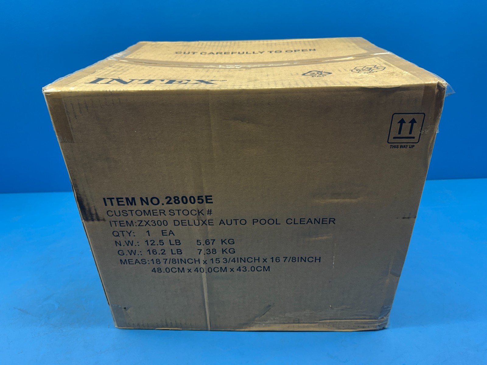 Intex 28005E ZX300 Deluxe Automatic Above Ground Pool Vacuum Cleaner