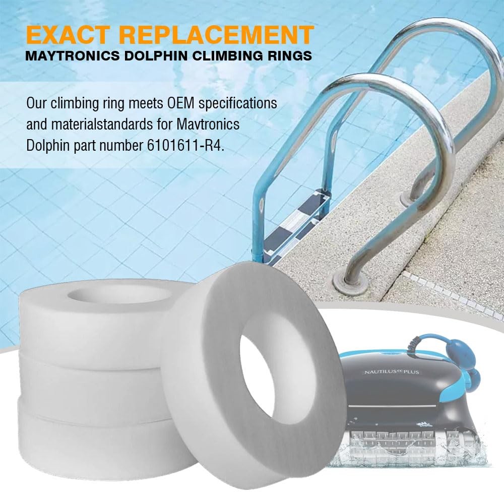 Pool Cleaner Climbing Rings 6101611-R4 for Dolphin Maytronics Robotic Wonder …