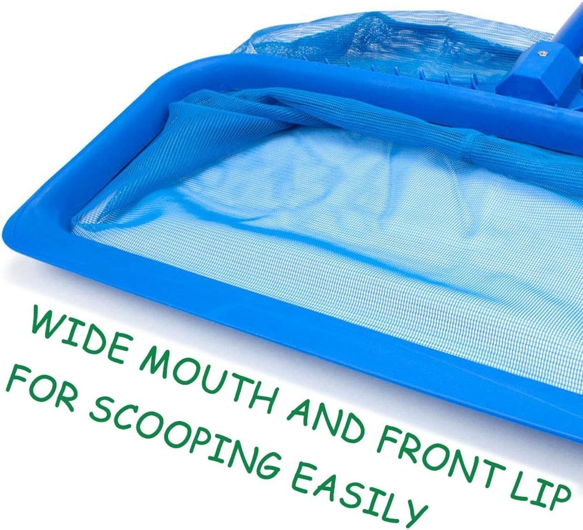 Upgraded Pool Skimmer Net with Reinforced Frame