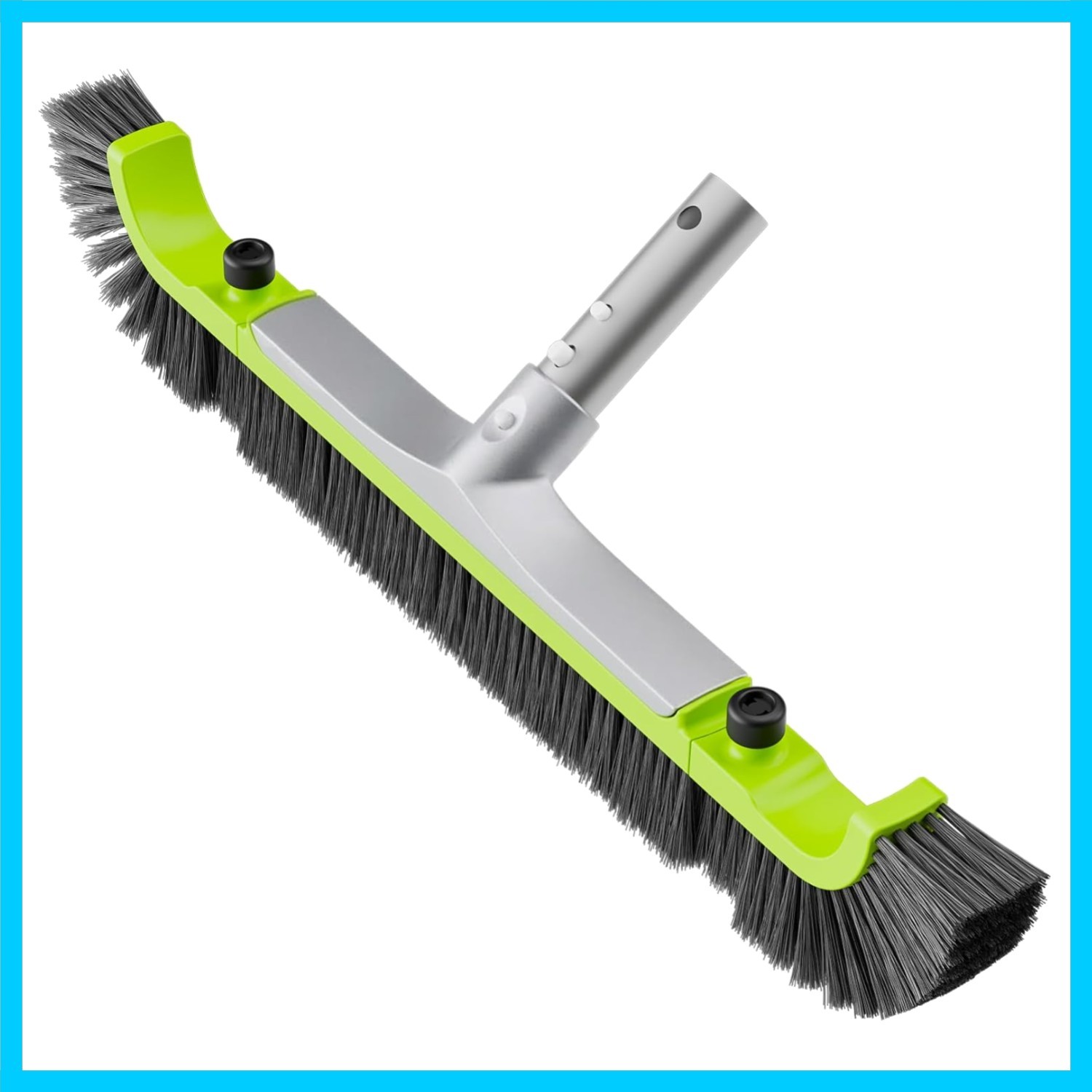 20” Pool Brush Head for Cleaning Walls,Heavy Duty Inground/Above Ground Swimm…