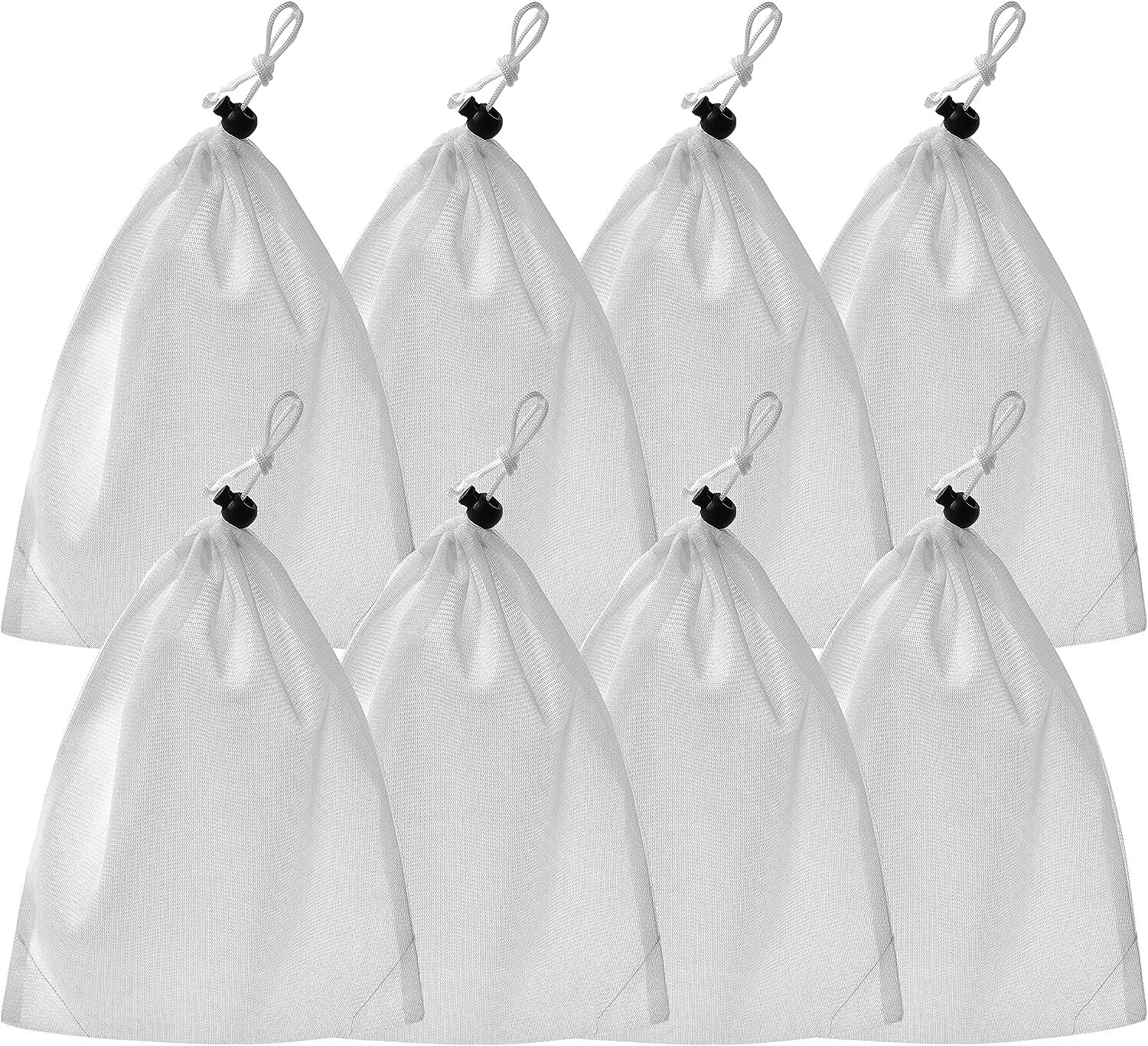 8 Pool Vacuum Mesh Bag Replacement for Pool Vacuum Aquariums Ponds, 24 x 16 Inch