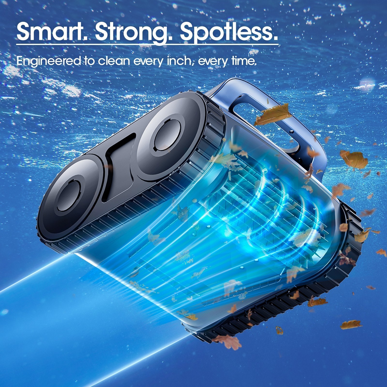 Seauto SAT25 Cordless Robotic Pool Vacuum, Floor Walls Waterline Cleaner
