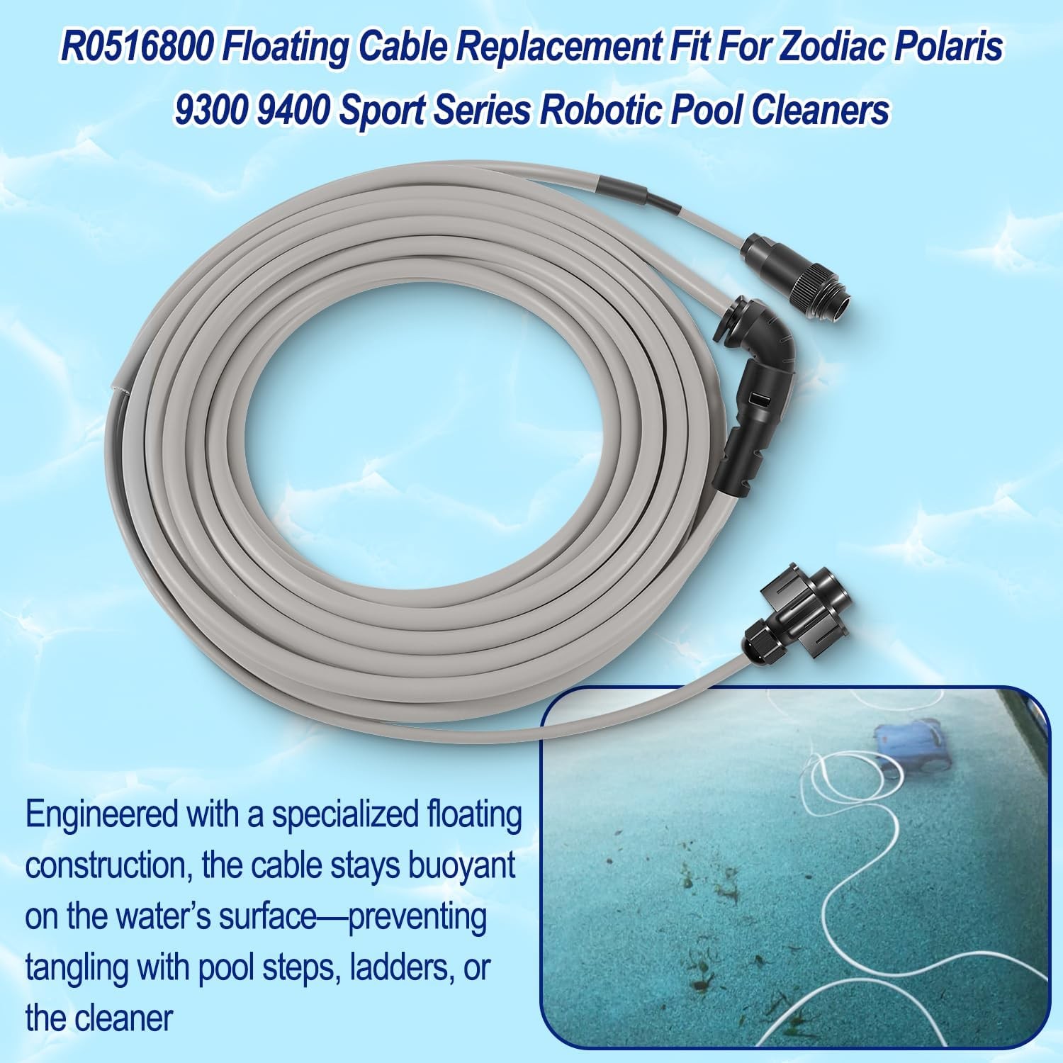 R0516800 Floating Cable Part For Polaris 9300 9350 9400 9450 Sport Pool Cleaners
