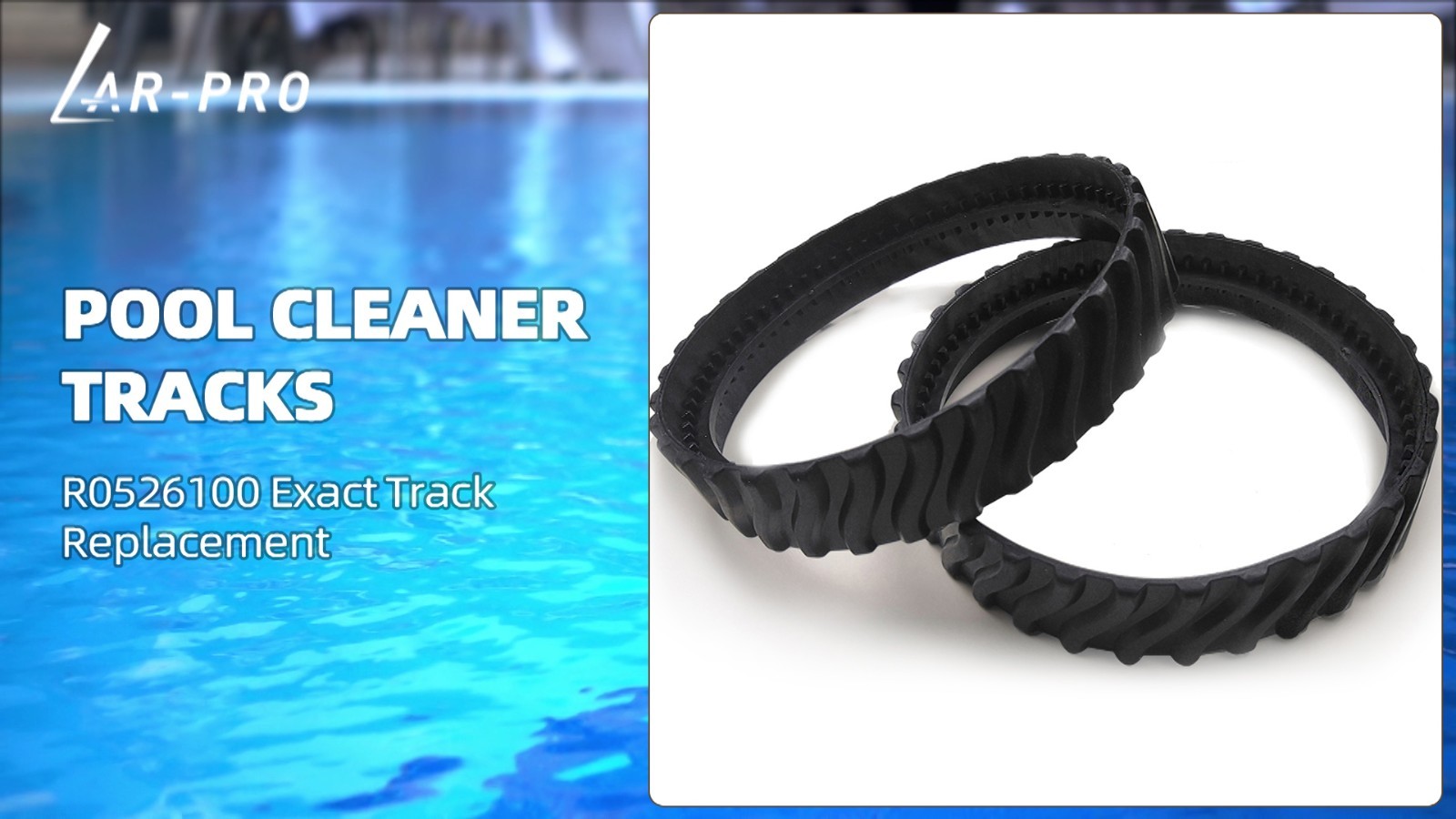 « Upgraded Track Replacement for MX8/MX6 In-Ground Pool Cleaner – Heavy Duty Rubb