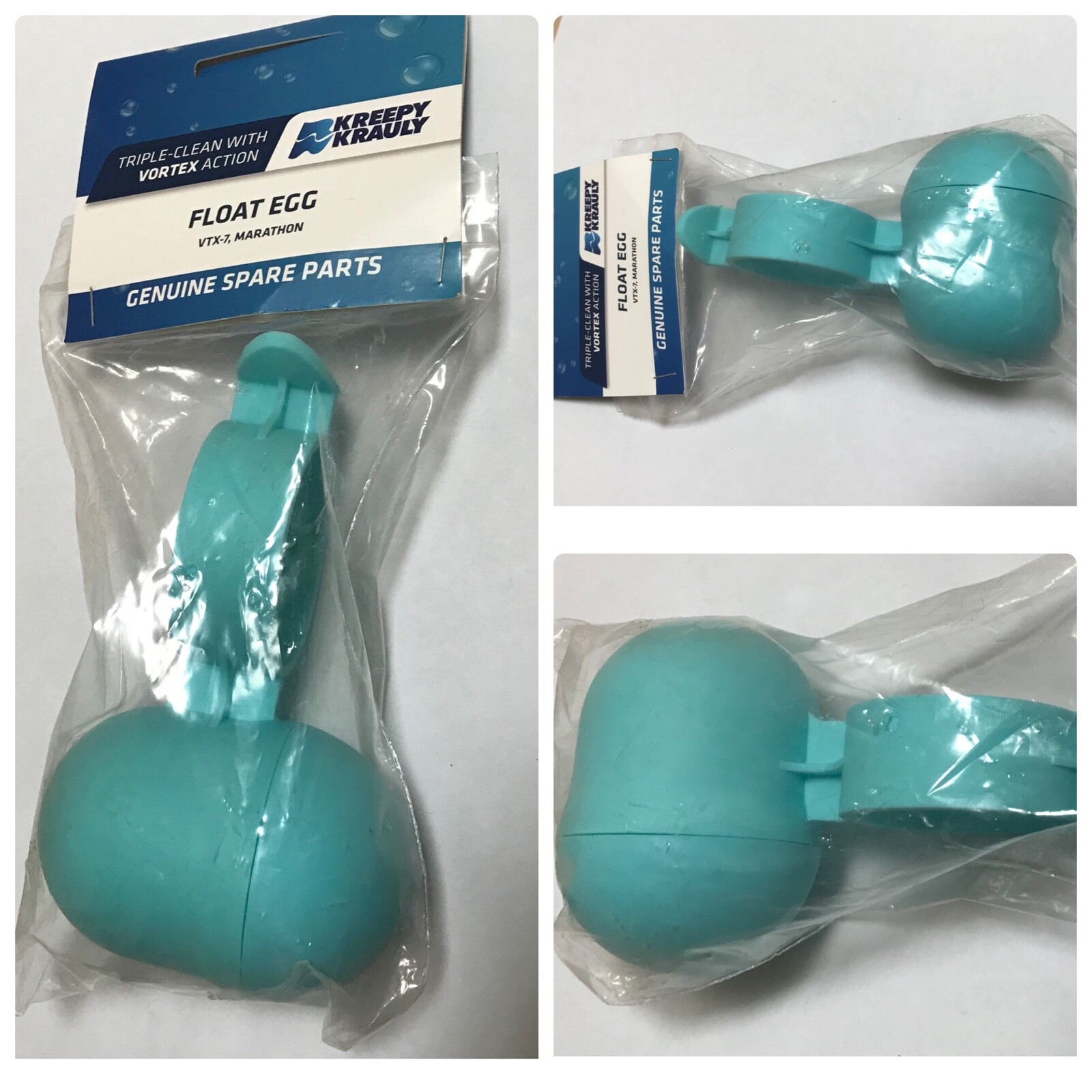 GENUINE KREEPY KRAULY POOL CLEANER MARATHON & VTX FULL EGG FLOAT CAP FOAM KK26M