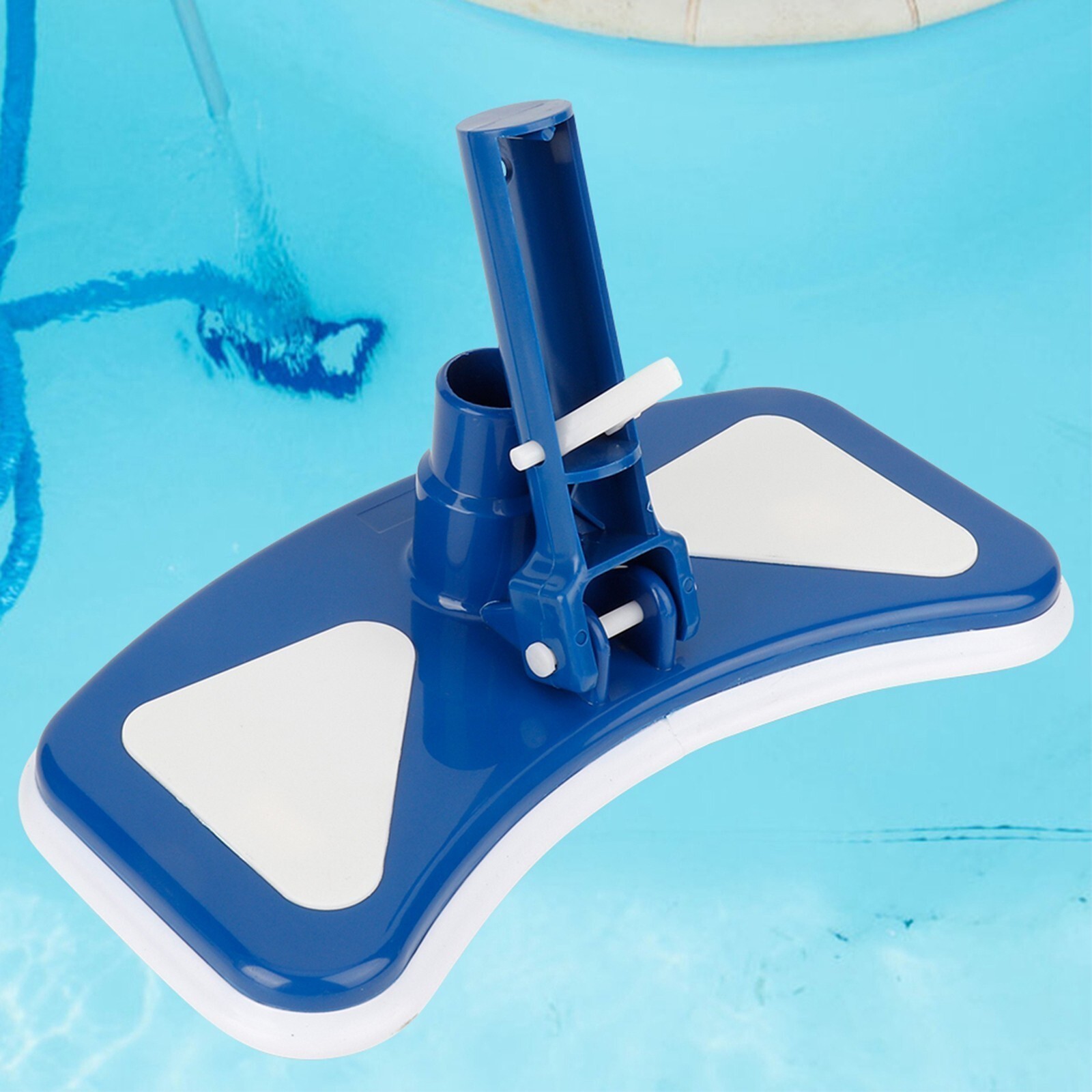 12 » Swimming Pool Curved Blue and White Suction Vacuum Brush Pool Tools