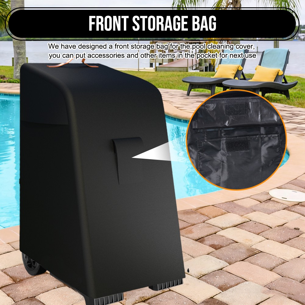 Robotic Swimming Pool Cleaner Caddy Cover Outdoor Waterproof Protector Universal