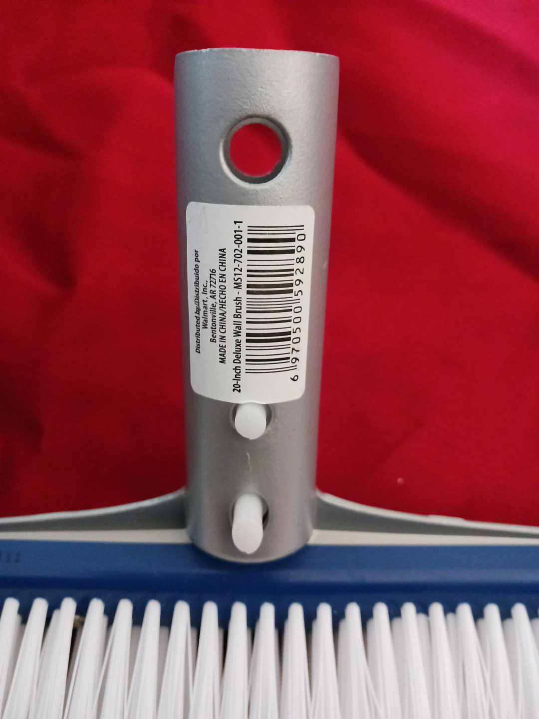 lot 3pcs Pool MAINSTAYS 20&Prime; 2-IN-1 Leaf Skimmer Rake Vacuum Head 20&Prime; Wall Brush