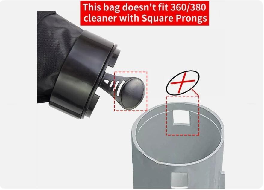 280/480 Pool Cleaner Leaf Bag For Polaris 280,480 Pool Cleaners Black