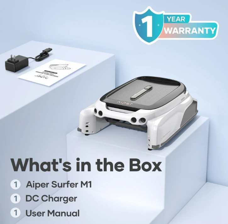 Aiper Surfer M1 pool vacuum