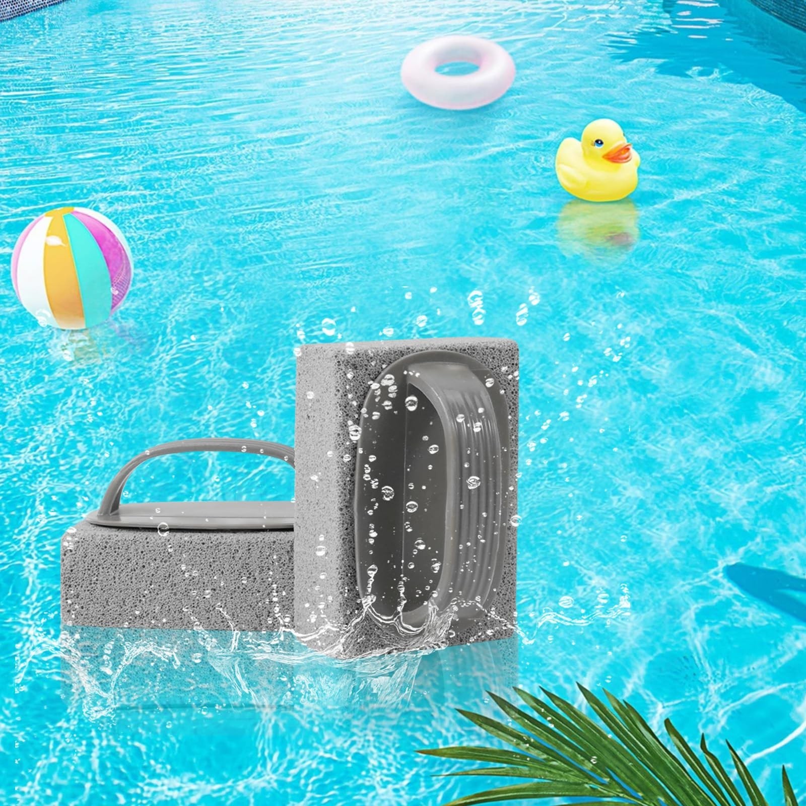 8 Pcs Pool Pumice Stones for Tile Cleaning, Stain Removal & Grout Scrubbing