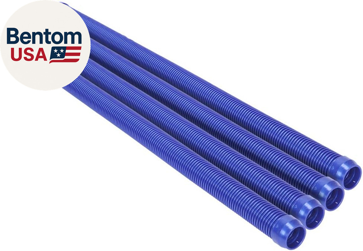 Pool Vacuum Hose, Perfect Pool Vacuum Extension/Replacement, 4 Section Hoses for
