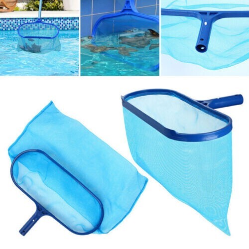 Pool Leaf Skimmer Surface Net Plastic Handle Swimming Pool Spa Hot Tub w/ Magnet