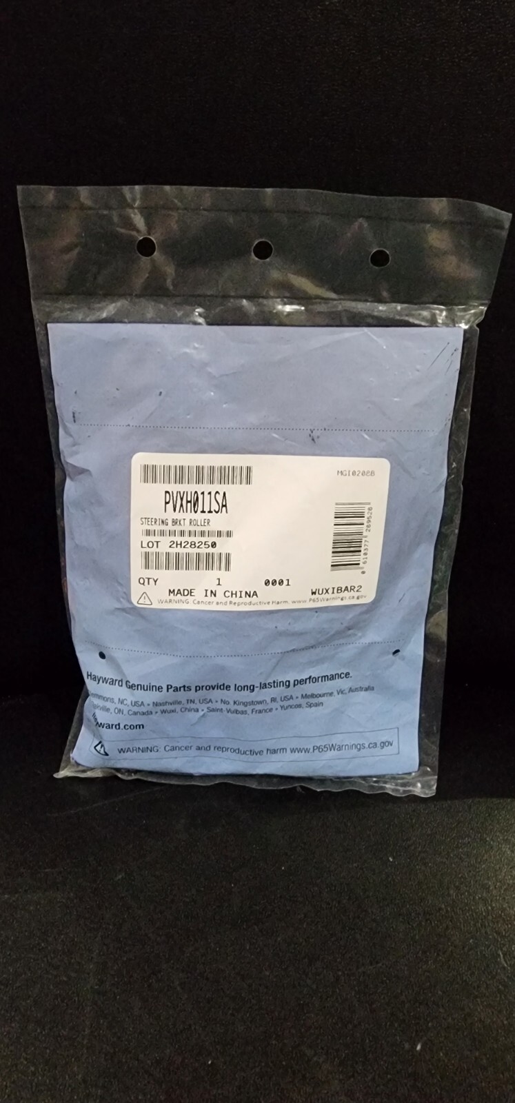 POOL CLEANER 2X, 4X, PC Steering Bracket Roller PART PVXH011SA 896584000-136 NEW