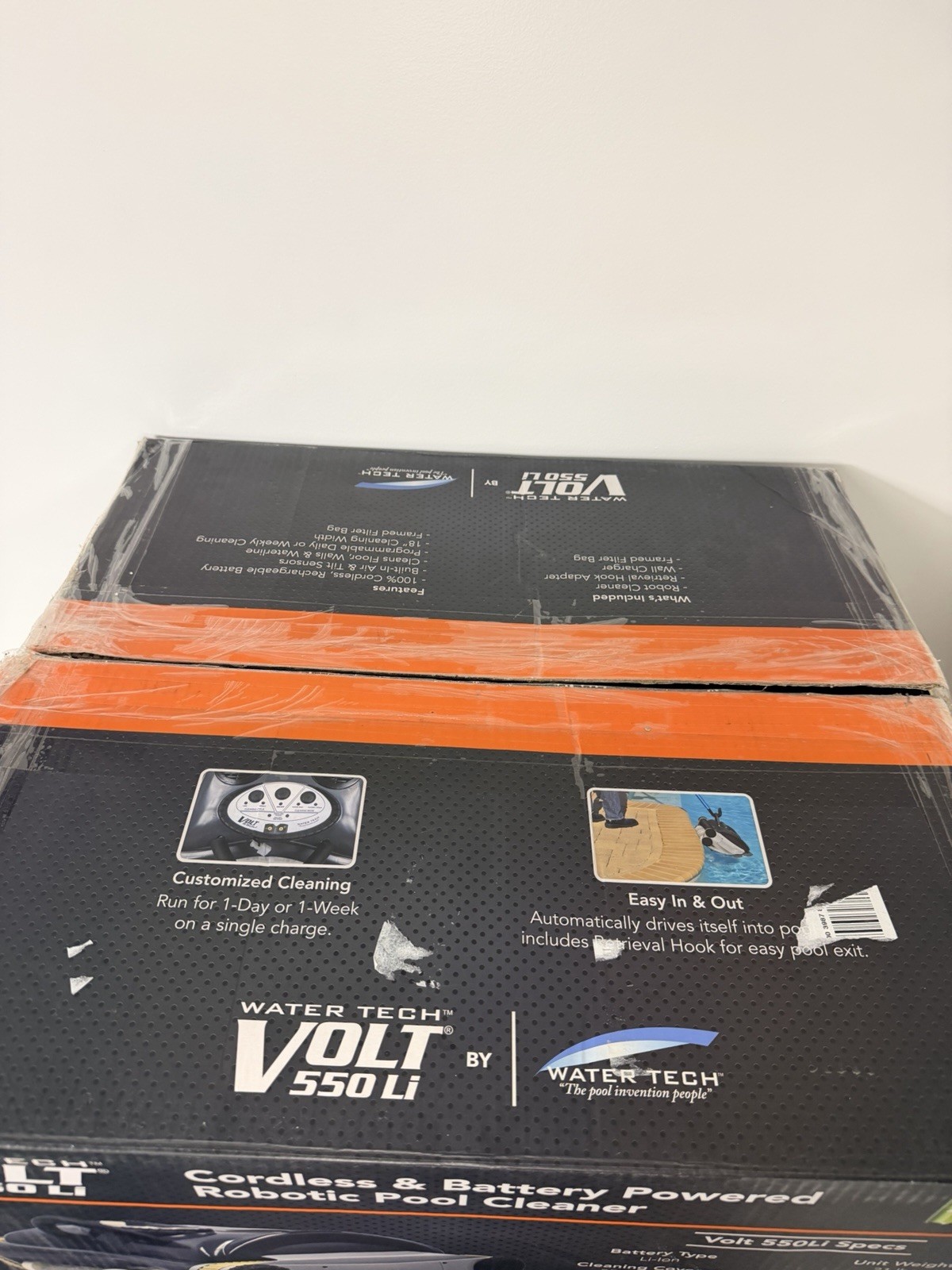 Water Tech Volt 550Li Cordless Robotic Pool Cleaner | Lithium | Tested & Working