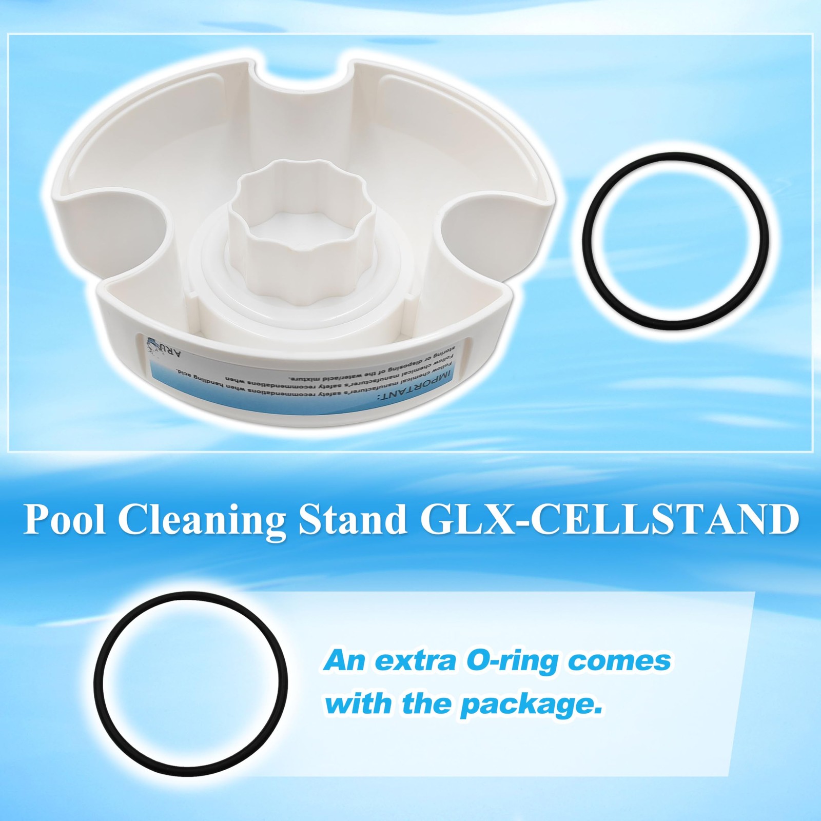 For Hayward / Goldline T-Cell New Pool Salt Cell Cleaning Stand Cap W/ O-ring✨