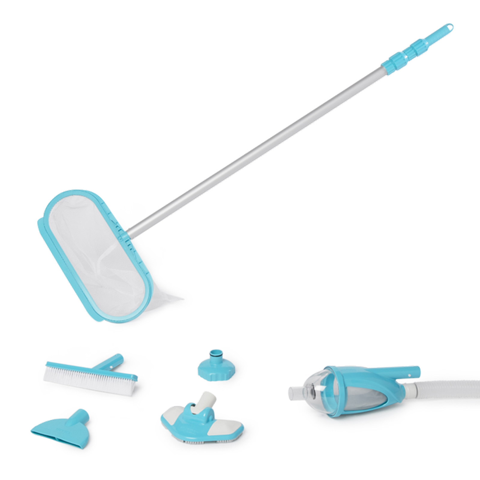 Intex Deluxe Cleaning Maintenance Swimming Pool Kit w/ Vacuum (Open Box)(2 Pack)