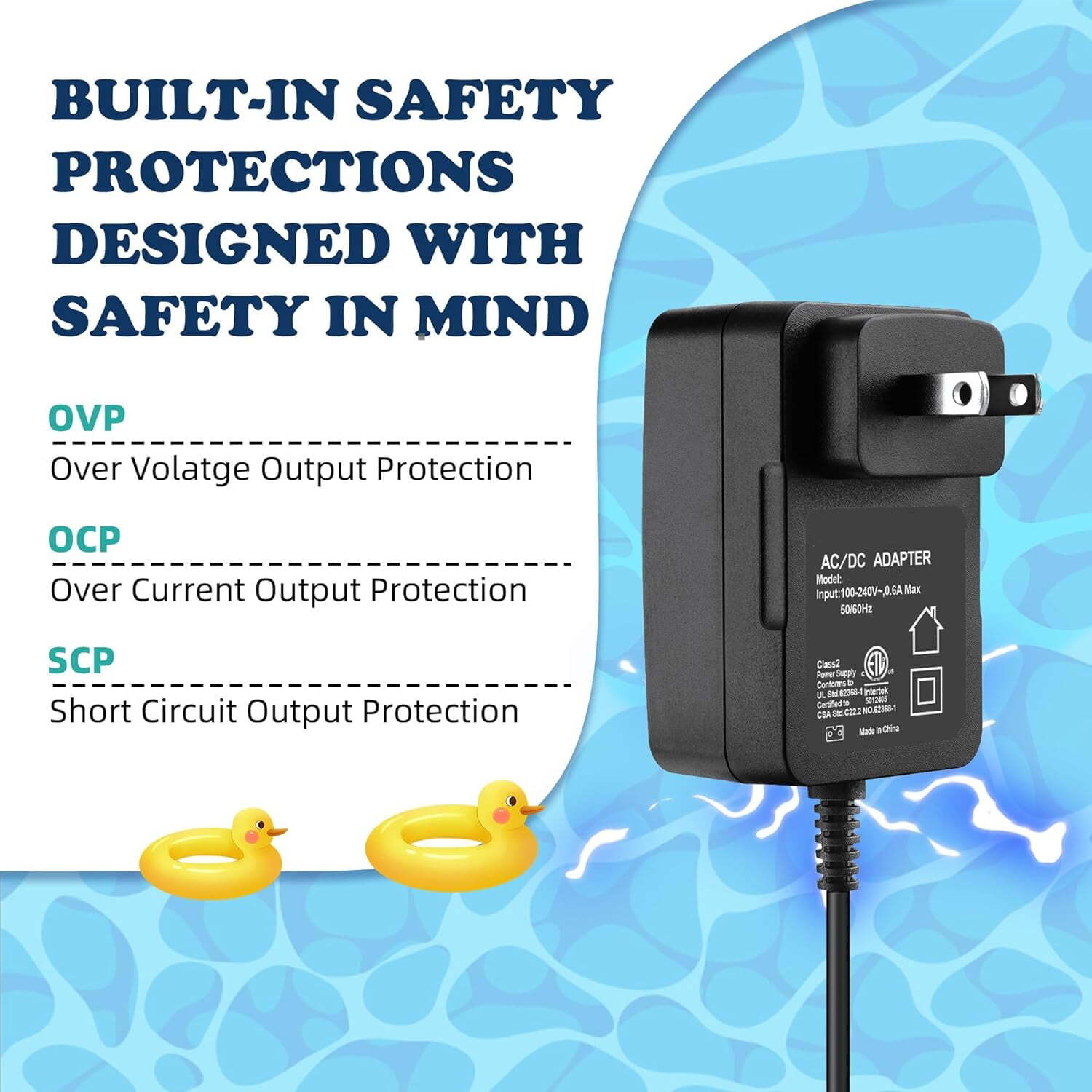 Charger for Aiper Seagull 600 800 Cordless Automatic Robotic Pool Vacuum Cleaner