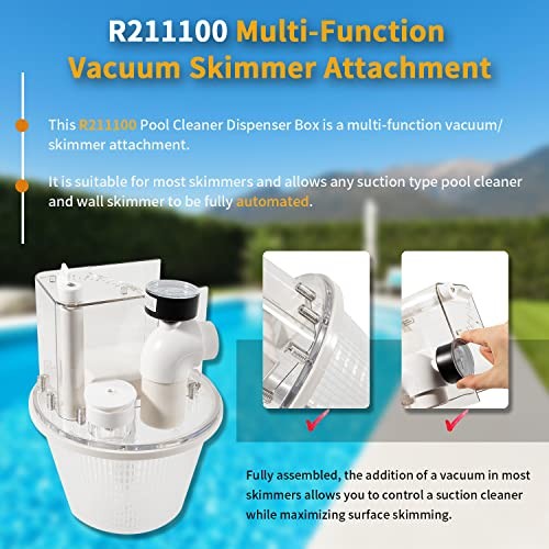 Replace for R211100 Vac-Mate Pool Cleaner Dispenser Box/Multi-Function Vacuum