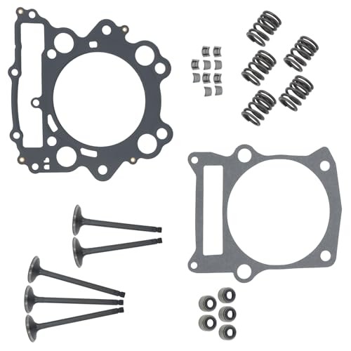 Engine Cylinder Head Intake Valve Head Top End Gasket Spring Kit Replacement