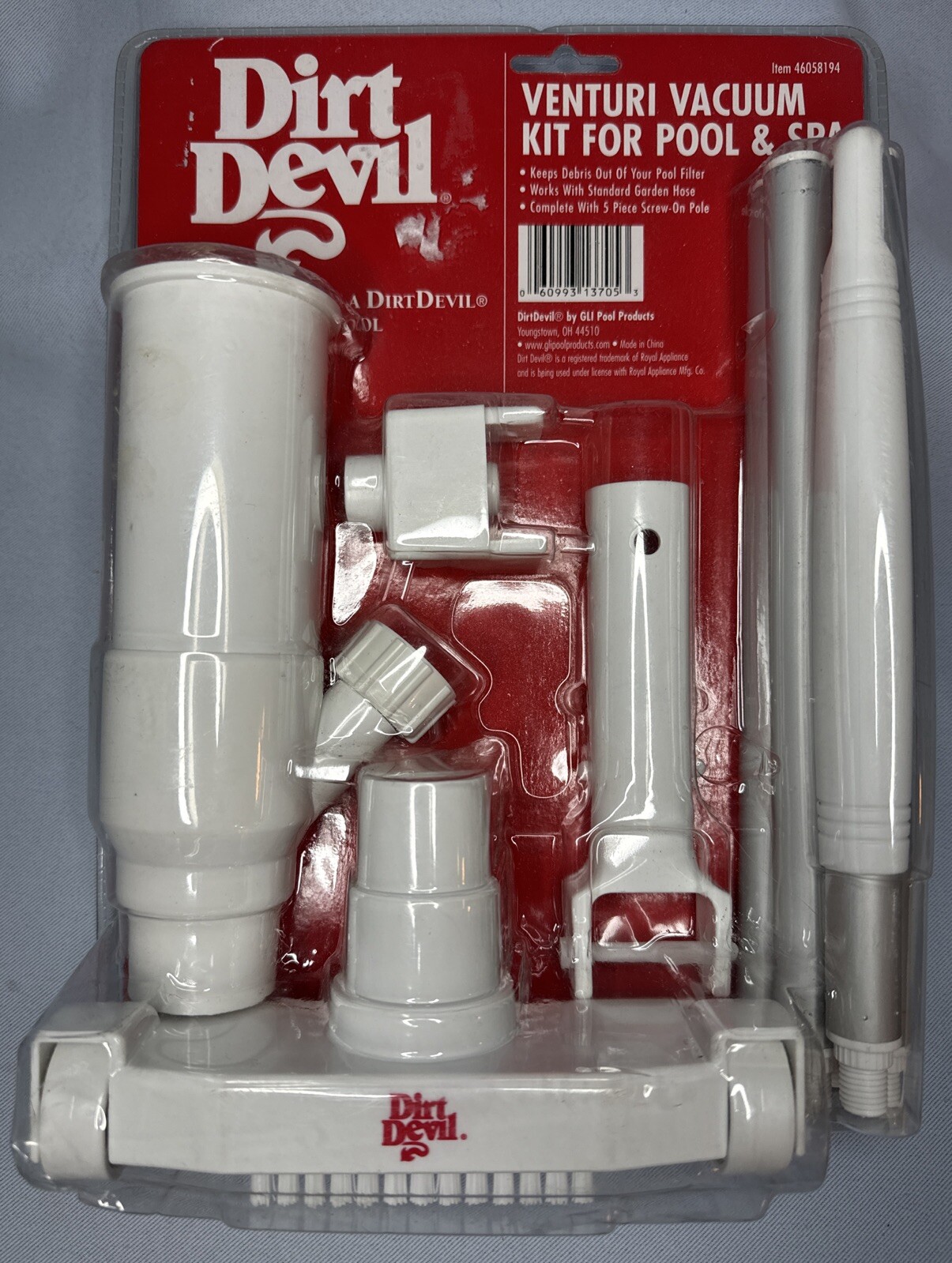Dirt Devil Venturi Vacuum Kit for Pool and Spa – New Sealed