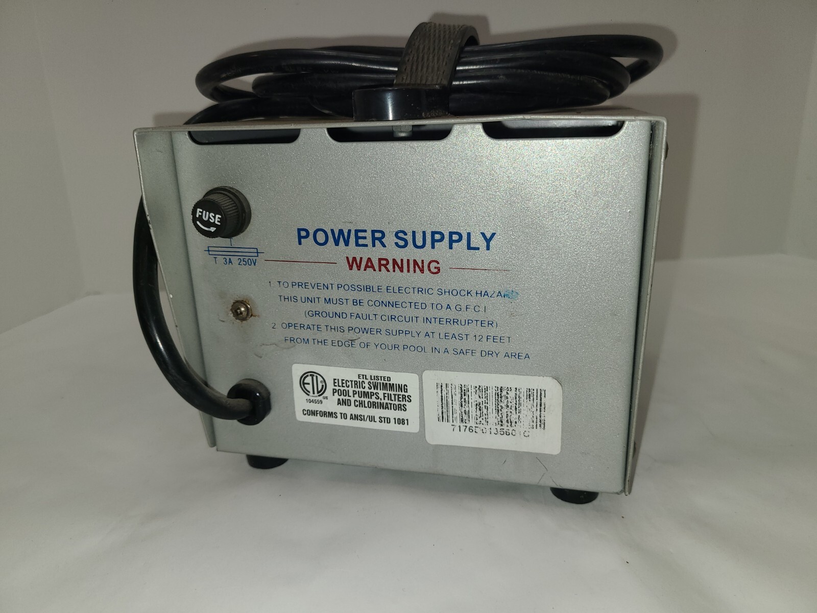 Aquabot Classic Swimming Pool Cleaner Power Supply PARTS or REPAIR