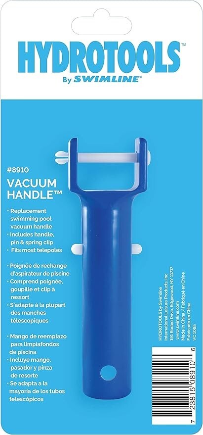 SWIMLINE HYDROTOOLS Handle Clip and Pin Set Replacement for Vacuum Heads