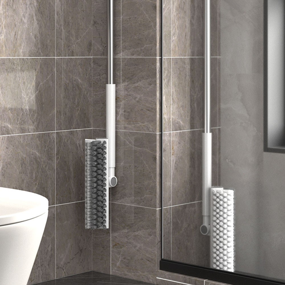 Double Sided Floor Scrubbing Brush for Grout Lines Tiles and Hard Surfaces