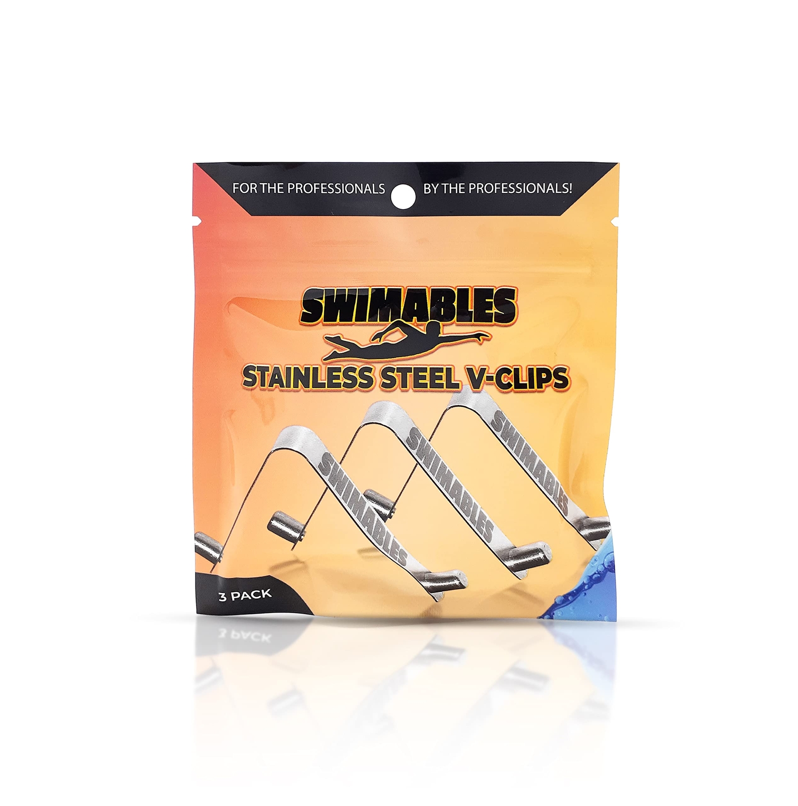 Stainless Steel Universal V-Clip for Pool Skimmer/Nets Brushes or Poles 3-Pack