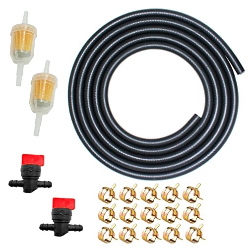1/4 Fuel Line 1/4 Inch Fuel Hose 10FT 6MM 4AN NBR Fuel Line For Small Engines