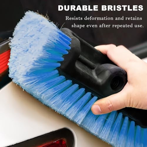 10-Inch Soft Bristle Car Wash Brush Head – Auto, RV, Boat, Truck – Blue
