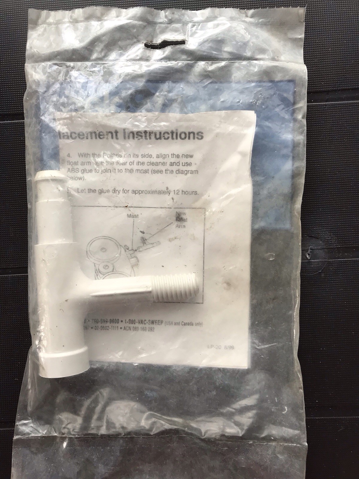 OEM Polaris 180 Pool Cleaner Float Arm Repair Kit A45