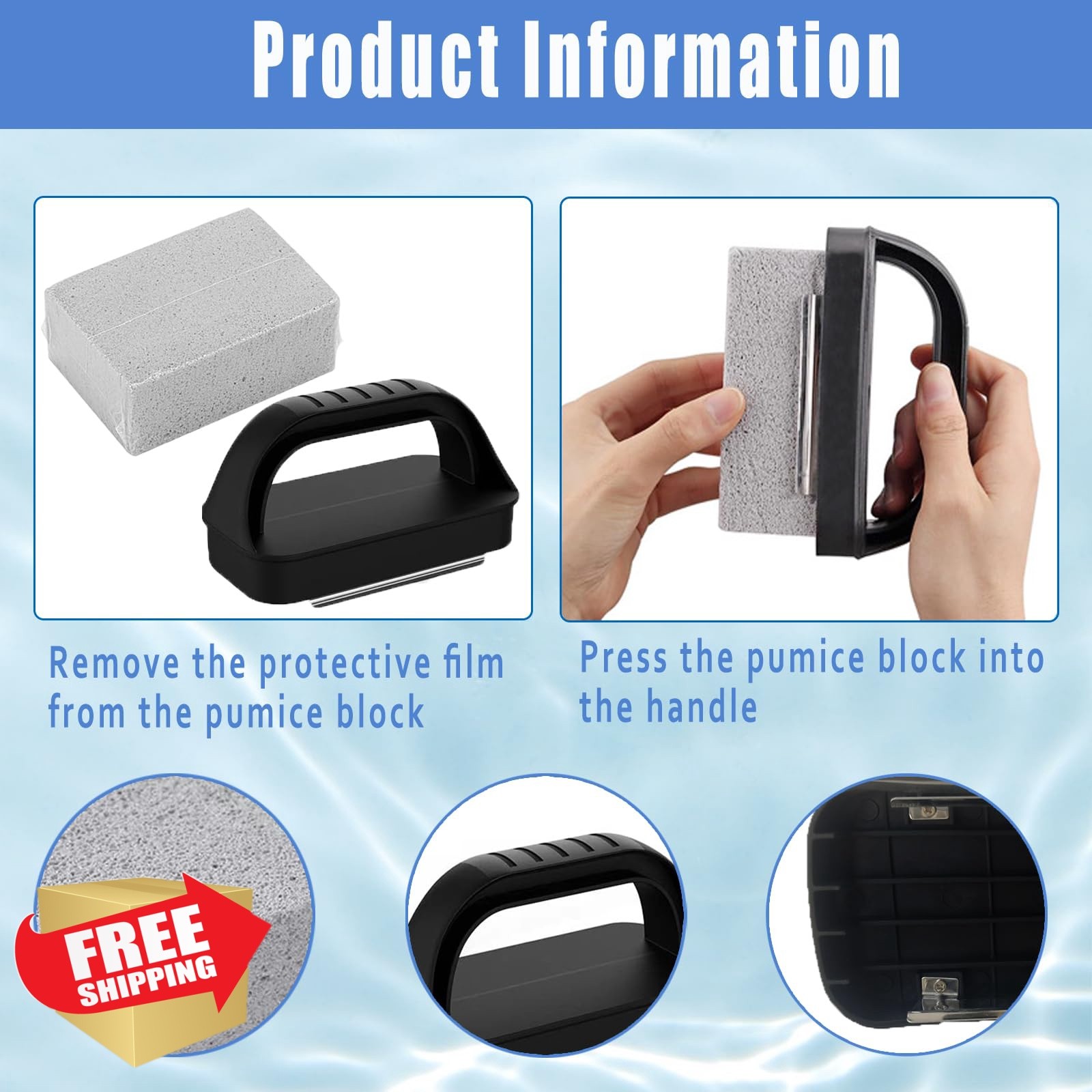 Nilioerup Pumice Stone Pool Cleaner 5 Pcs