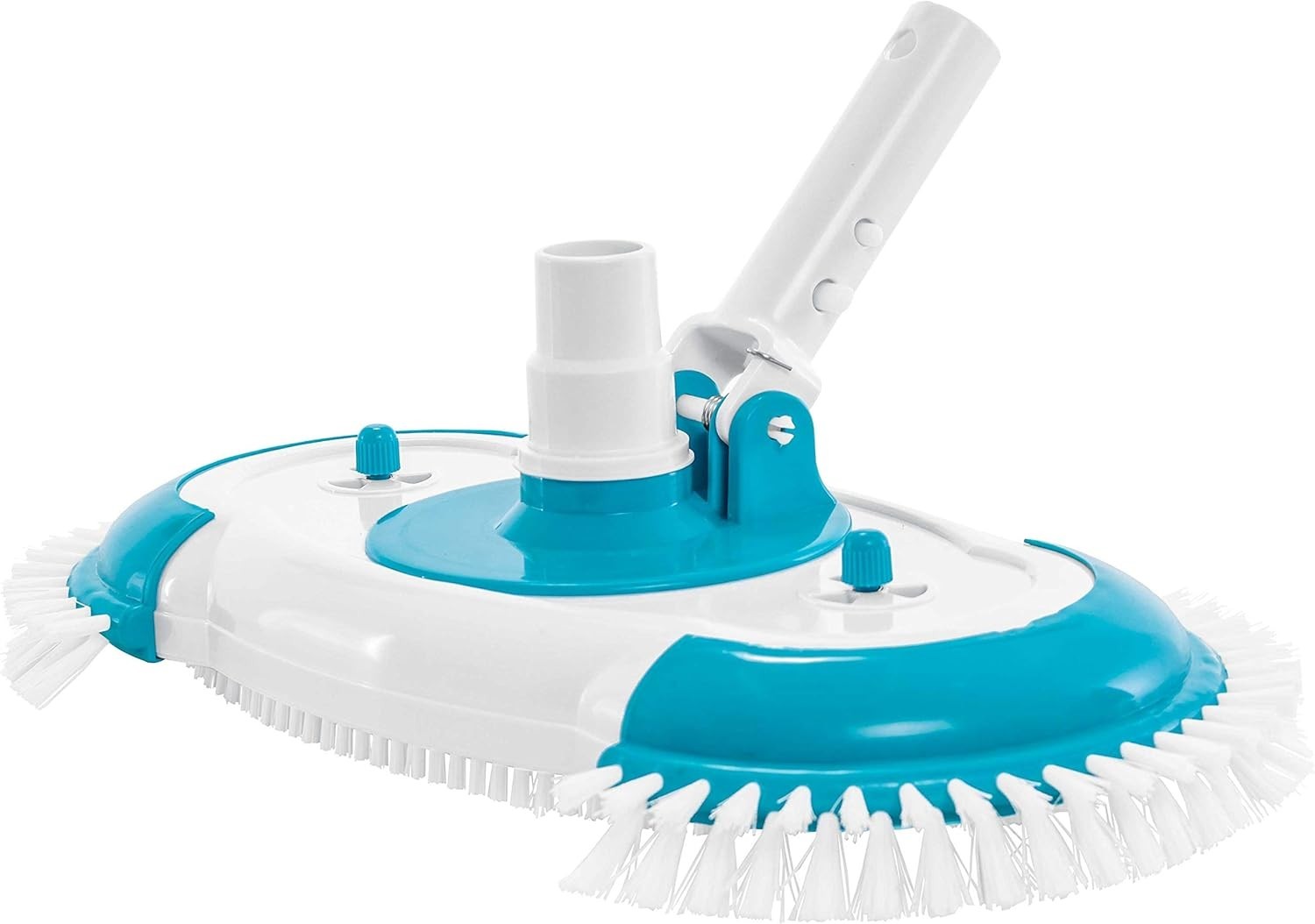 Weighted Pool Vacuum Head 16&Prime; Nylon Side Bristles Swivel Hose Fits 1-1/4&Prime; 1-1/2&Prime;