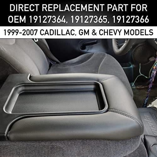 Center Console Lid Replacement Kit for 99-07 Silverado, Avalanche, Dark Gray