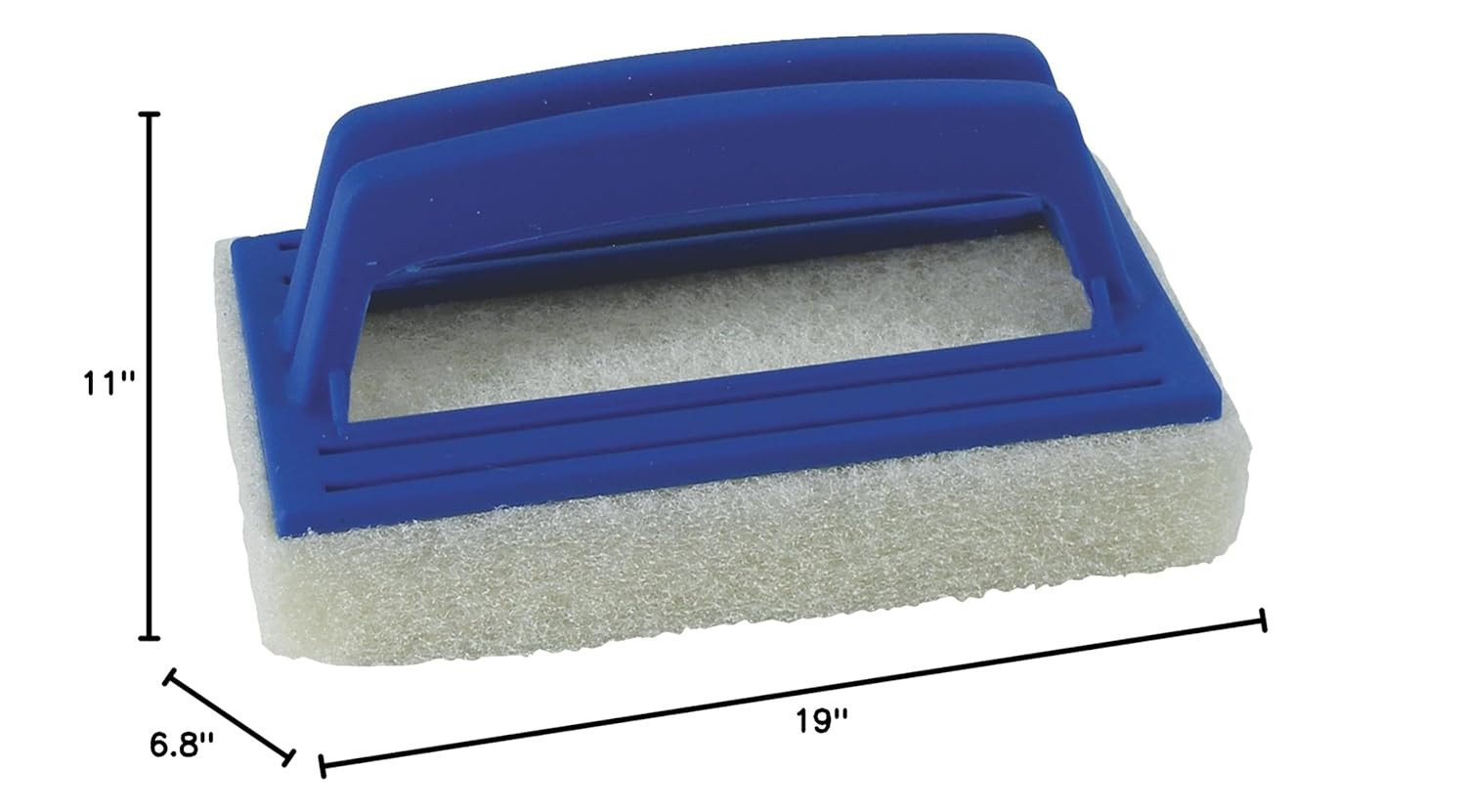 Inc 70-286 Vinyl and Tile Scrub Brush, Gray