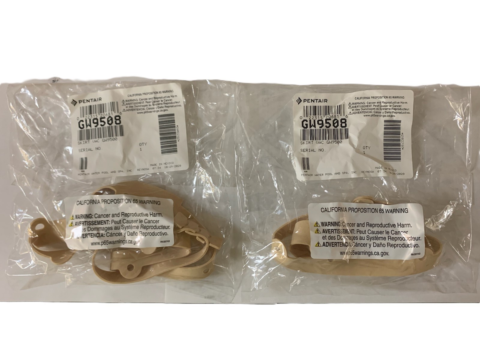 GW9508 Sta-rite Great White & Dorado Cleaner Skirt GW9508 GW9500 2 Pack