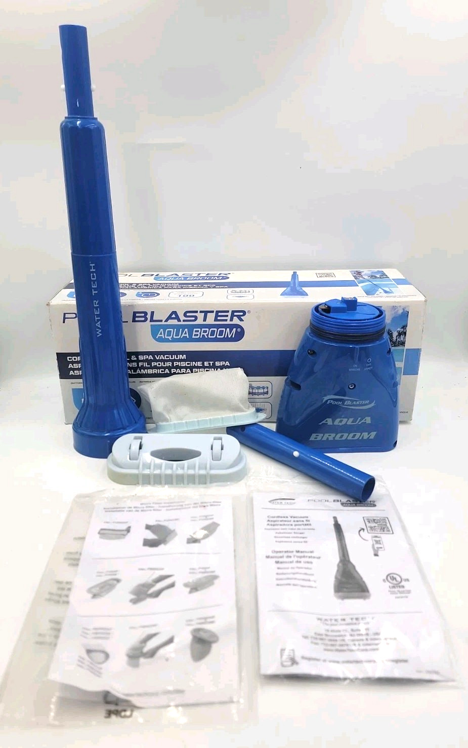 Pool Blaster Aqua Broom Turbo Cordless Rechargeable Spa Pool Vacuum Cleaner