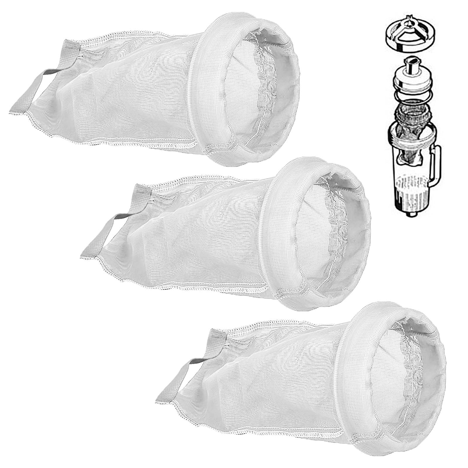 AXW538 Pool Cleaner Pool Leaf Canister Permanent Bag for Hayward Pool Leaf Ca…