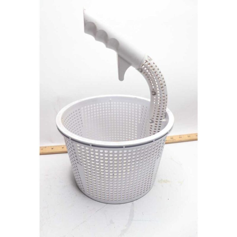 JED POOL TOOLS 46-1070DX-B Deluxe Skimmer Basket 1/2&Prime; Plastic Flow Skim Handle