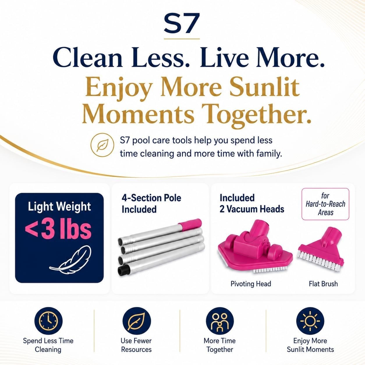 Cordless Pool Vacuum for Hot Tubs Small Pools Rechargeable 90Min Gray