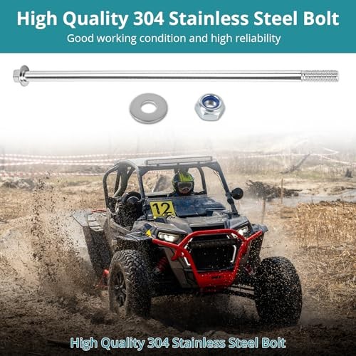 2 – Pack 304 Stainless Steel Front Control A – Arm Bolt Kit for Polaris UTVs