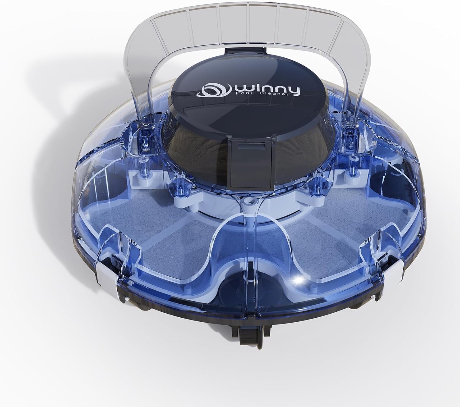 Cordless Robotic Auto Pool Vacuum Cleaner, Self-Parking, 650 Sq.Ft, 80 Min, LBB
