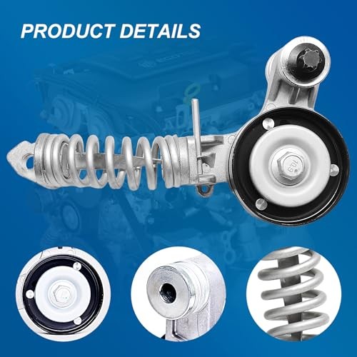 Drive Belt Tensioner Assembly Replacement Fits Chevy Cruze 2011-2016, 25195388