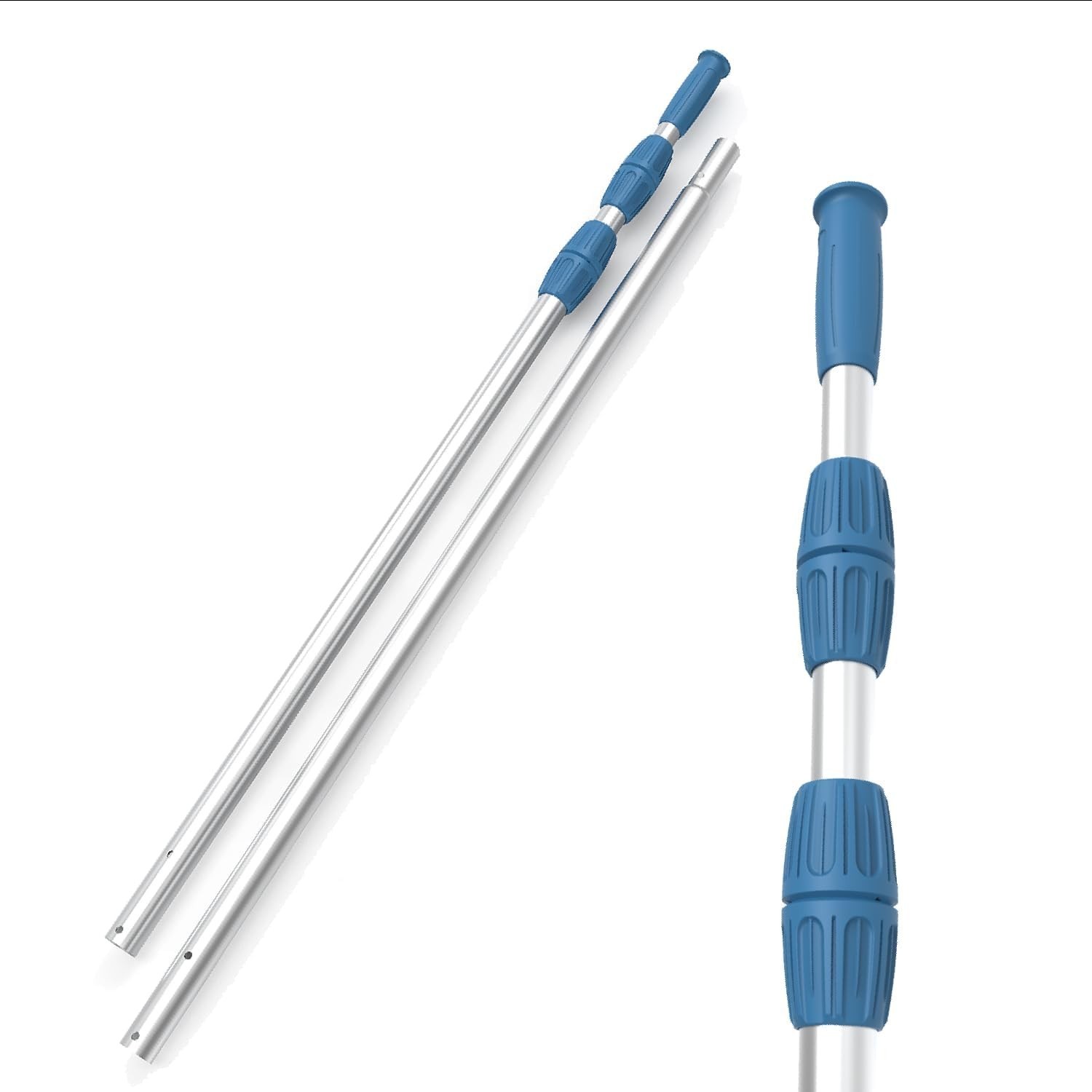 12ft Telescopic Swimming Pool Pole – Pro Aluminum Handle, Adjustable, Heavy Duty