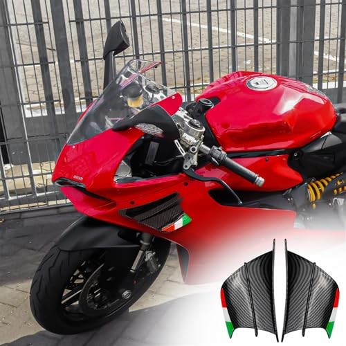 Motorcycle Winglet Aerodynamic Wing Kit Spoiler Compatible with Ducati 899 959