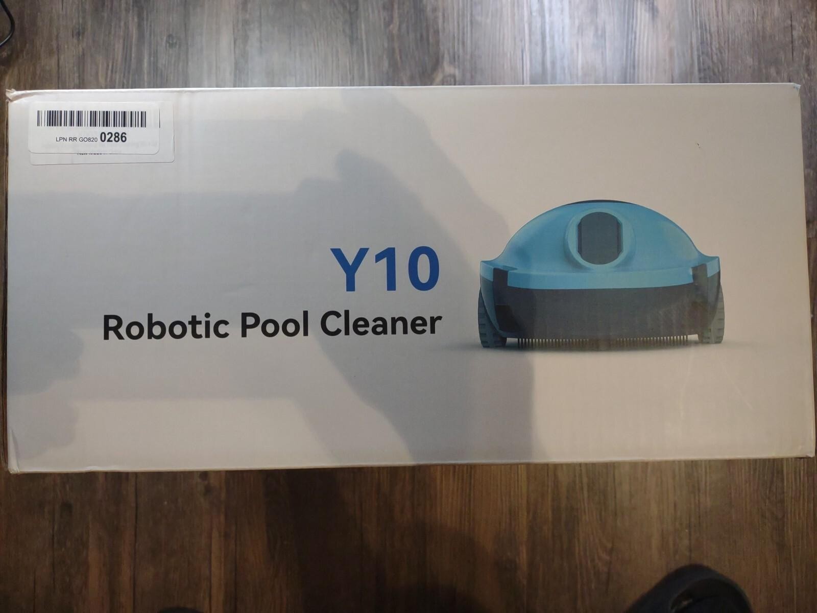 TASVAC Y10 NEW 23 Cordless In/Above Ground Robotic Pool Cleaner Charcoal-Black