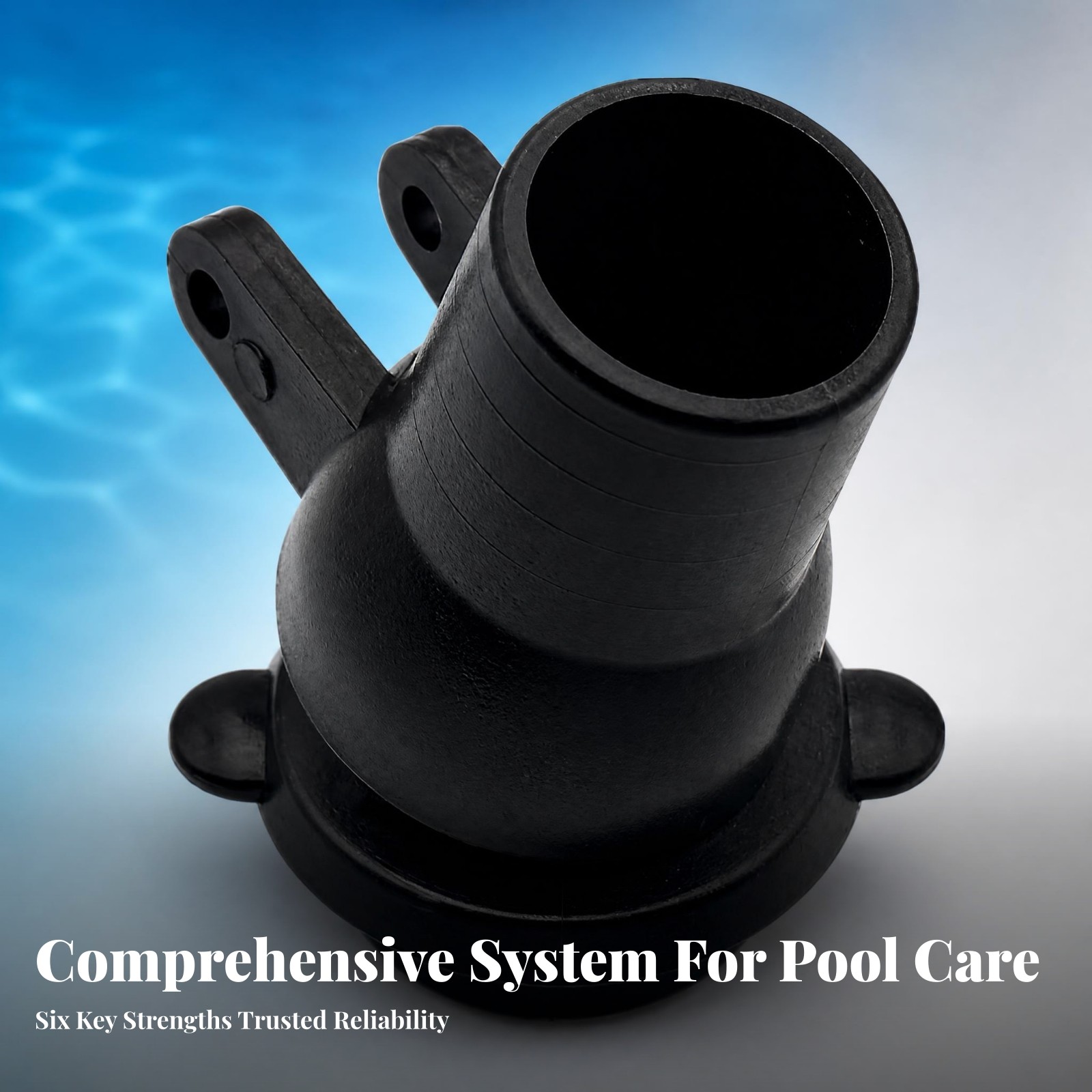 Pool Hose Swivel Cylindrical Rotating Pool Cleaner Connector Through-Holes