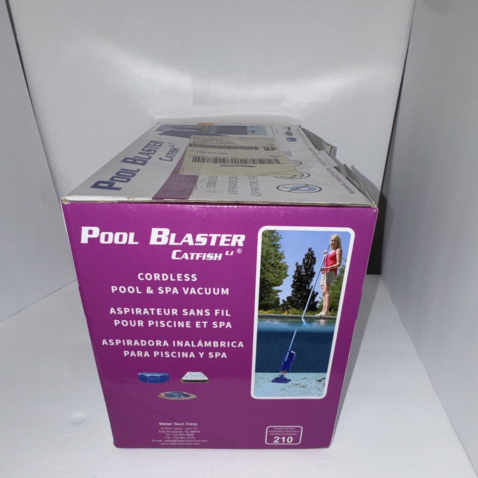 Pool Blaster Catfish Li Cordless Pool & Spa Vacuum Blue/White UL w/ Manuals
